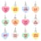 12 Pack: Conversation Hearts Charm Set by Bead Landing™